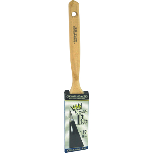 Pinceau &agrave; soies angulaires Crown Pro, Soies, Manche Bois, Largeur de 1-1/2" Distribution Industrielle GC