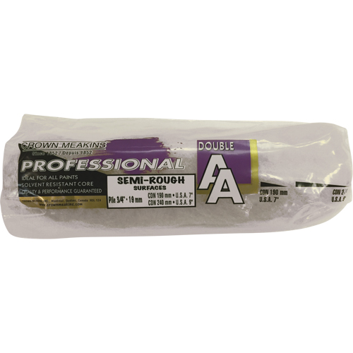 Manchon de rouleau &agrave; peinture synth&eacute;tique professionnel AA, Nap 19 mm (3/4"), 240 mm (9-1/2") l Distribution Industrielle GC