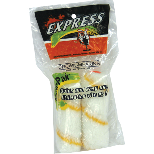 Paquet de deux manchons de rouleau pour boiserie en Perlon, Nap 10 mm (3/8"), 101,6 mm (4") l Distribution Industrielle GC