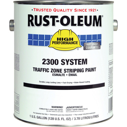 Peinture pour traçage de ligne pour zone de circulation System 2300, Jaune, 5 gal., Gallon Distribution Industrielle GC