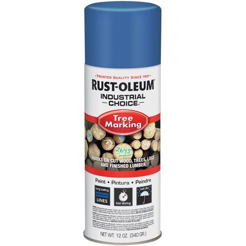 Peinture pour le marquage des arbres Industrial Choice T1600, Bleu, 16 oz Distribution Industrielle GC