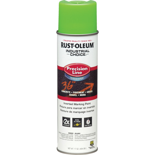 Peinture de marquage lin&eacute;aire de pr&eacute;cision &agrave; base d'eau M1800, 17 oz, Canette a&eacute;rosol Distribution Industrielle GC