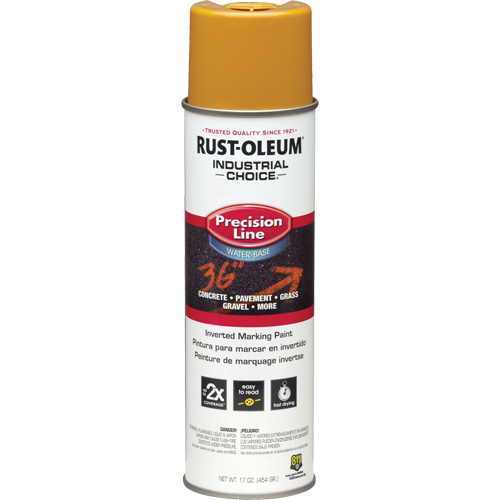 Peinture de marquage lin&eacute;aire de pr&eacute;cision &agrave; base d'eau M1800, 17 oz, Canette a&eacute;rosol Distribution Industrielle GC