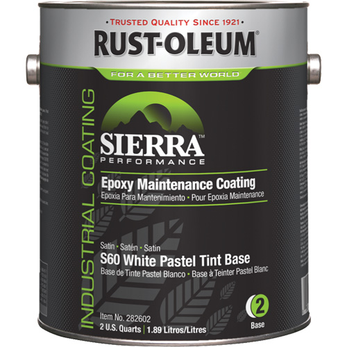 Sierra Performance S60 Water-Based Epoxy Maintenance Coating Pastel Base, Gallon, Tint Base Distribution Industrielle GC