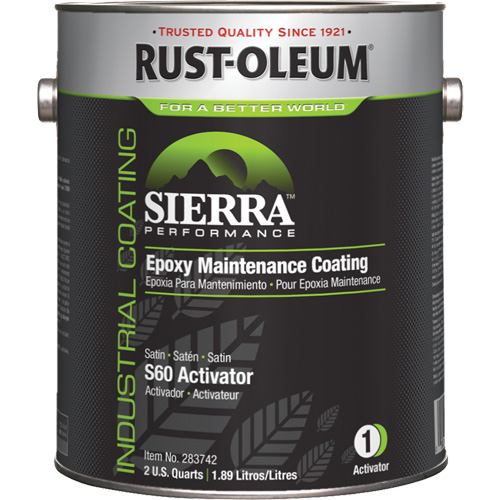 Rev&ecirc;tement dentretien &eacute;poxydique &agrave; base deau Sierra S60 partie 1 activateur, Gallon Distribution Industrielle GC