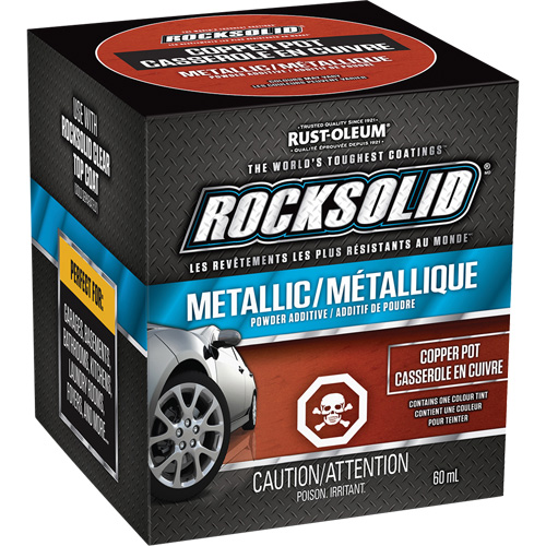 Additifs de poudre m&eacute;tallique RockSolid, 60 ml, Bouteille, Casserole en cuivre Distribution Industrielle GC