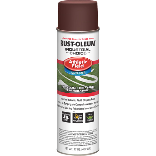 Peinture de lignage pour terrains de sport AF1600, Rouge, Canette a&eacute;rosol Distribution Industrielle GC