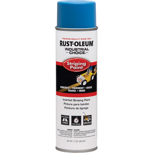 Peinture pour traçage de ligne &agrave; l'envers du syst&egrave;me S1600, Bleu, Canette a&eacute;rosol Distribution Industrielle GC