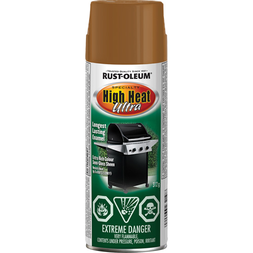 Peinture &eacute;mail en a&eacute;rosol haute temp&eacute;rature ultra Sp&eacute;cialit&eacute;, Canette a&eacute;rosol, Cuivre vieilli Distribution Industrielle GC