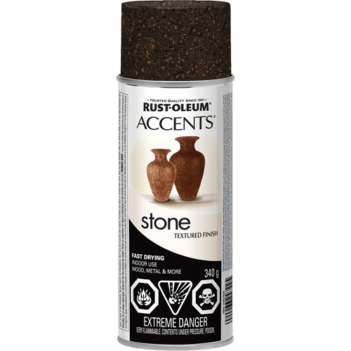 Accents&reg; Stone Creations Spray Paint, Aerosol Can, Mineral Brown Distribution Industrielle GC