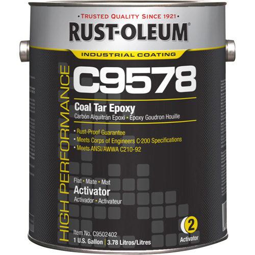 Activateur pour rev&ecirc;tement &eacute;poxydique &agrave; base de goudron de houille et &agrave; haute teneur en solides du syst&egrave;me C9578, Gallon Distribution Industrielle GC