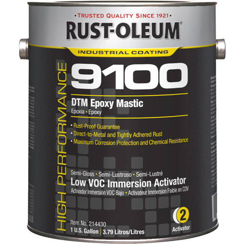 Activateur (250 COV) pour l'immersion du mastic &eacute;poxydique DTM du syst&egrave;me 9100, Gallon Distribution Industrielle GC