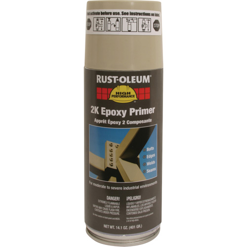 Appr&ecirc;t &eacute;poxydique 2K &agrave; haute performance en a&eacute;rosol du syst&egrave;me V2300, Beige, 14 oz, Canette a&eacute;rosol Distribution Industrielle GC