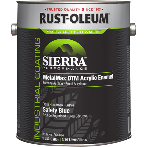 &eacute;mail acrylique DTM Sierra Performance MetalMax Plus, Gallon, Bleu Distribution Industrielle GC