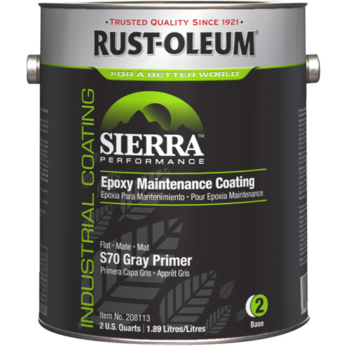 Sierra Performance S70/S71 Water-Based Epoxy Acrylic Primer, Gallon, Grey Distribution Industrielle GC