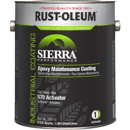 Activateur pour appr&ecirc;t acrylique &eacute;poxydique &agrave; base d'eau Sierra Performance S70/S71, Gallon, Blanc Distribution Industrielle GC