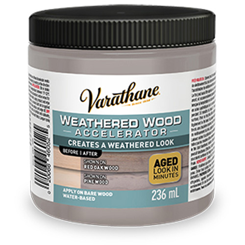 Acc&eacute;l&eacute;rateur de vieillissement du bois Varathane, 236 ml, Canette, Gris Distribution Industrielle GC