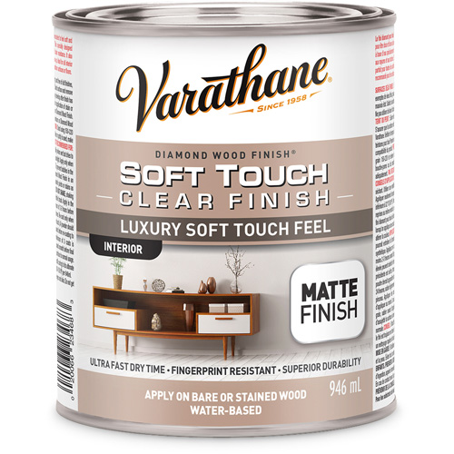 Varathane&reg; Diamond Wood Finish&reg; Coating, 946 ml, Clear, Matte Distribution Industrielle GC