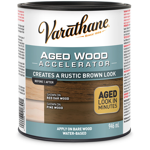 Acc&eacute;l&eacute;rateur de vieillissement du bois Varathane, 946 ml, Brun rustique Distribution Industrielle GC