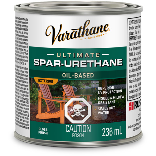 Fini diamant pour bois Varathane ext&eacute;rieur, 236 ml, Transparent, Brillant Distribution Industrielle GC