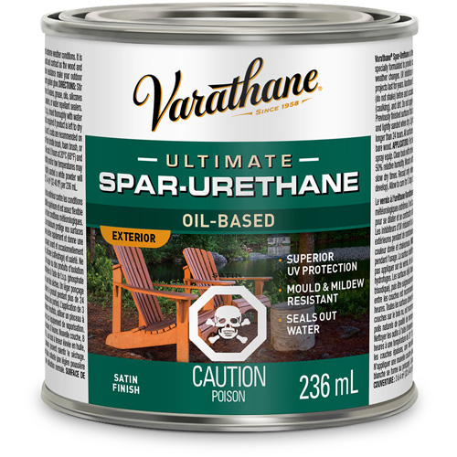 Fini diamant pour bois Varathane ext&eacute;rieur, 236 ml, Transparent, Satin Distribution Industrielle GC