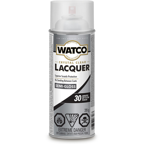 Laque pour bois Watco, 319 g, Transparent, Semi-brillant Distribution Industrielle GC
