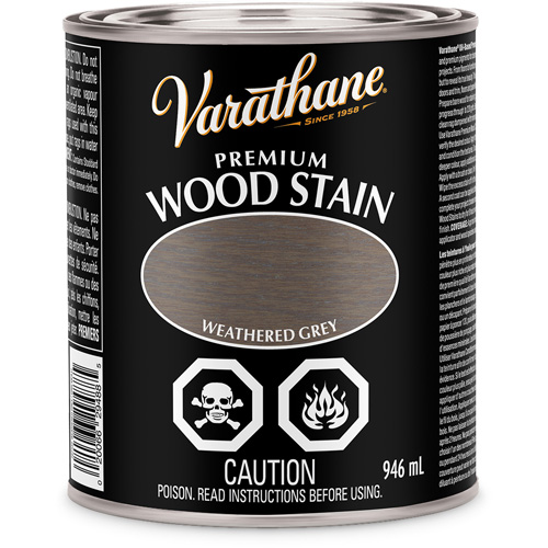 Varathane&reg; Premium Wood Stain, 946 ml, Weathered Grey Distribution Industrielle GC