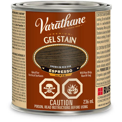 Varathane&reg; Premium Gel Stain, 236 ml, Espresso Distribution Industrielle GC