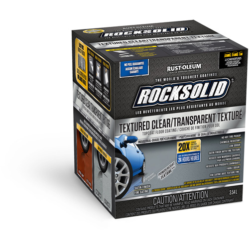 RockSolid&reg; Top Coat, Satin/Textured, Clear Distribution Industrielle GC