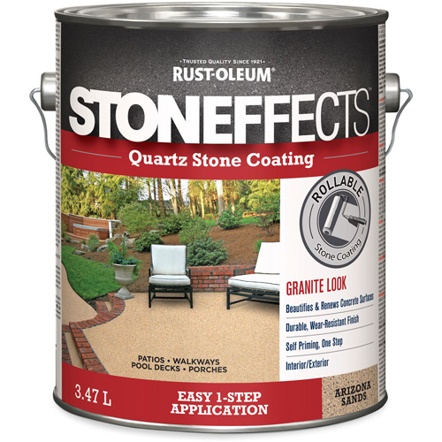 Stoneffects Quartz Stone Coating, 3.78 L, Water-Based, Textured, Beige Distribution Industrielle GC
