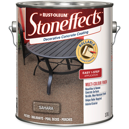 Rev&ecirc;tement de b&eacute;ton d&eacute;coratif Stoneffects, 3,78 L, Textur&eacute;, Beige Distribution Industrielle GC