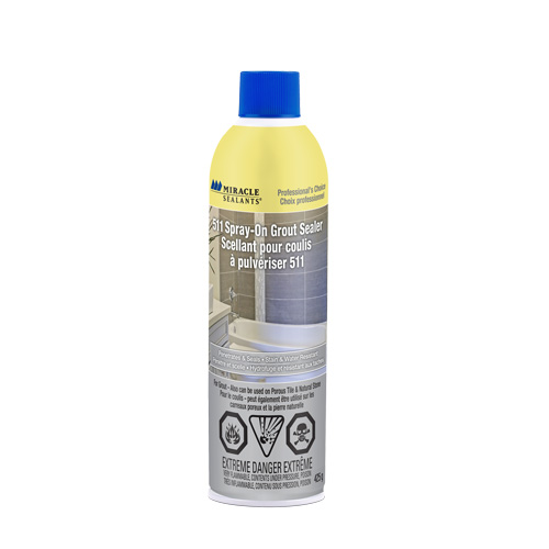 Scellant pour coulis &agrave; vaporiser 511 Miracle Sealants, Canette a&eacute;rosol Distribution Industrielle GC