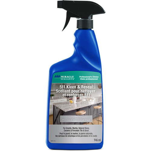 Scellant Kleen & ReSeal 511 Miracle Sealants, Bouteille &agrave; g&acirc;chette Distribution Industrielle GC