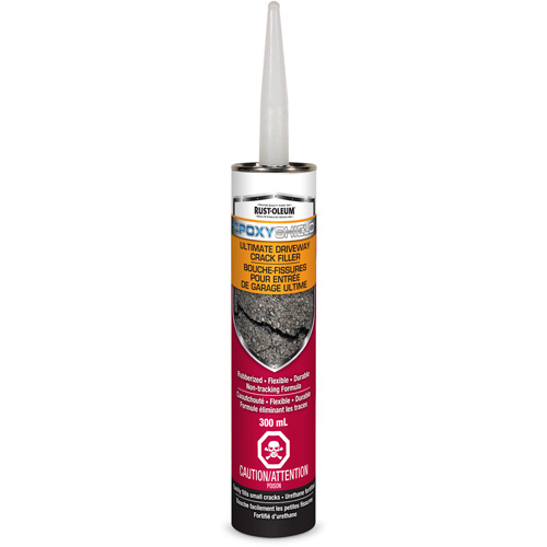Mat&eacute;riau de remplissage de fissures pour entr&eacute;es Ultimate EpoxyShield, Cartouche, Noir Distribution Industrielle GC