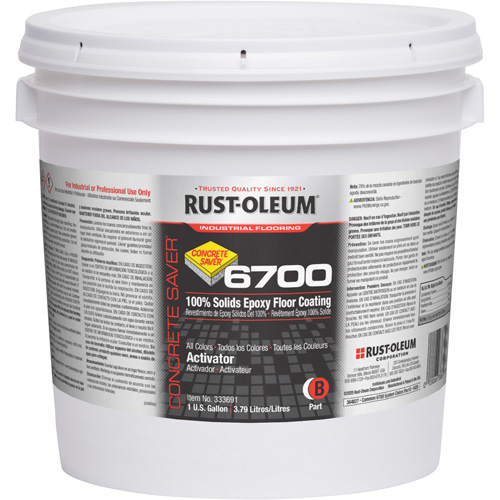 Rev&ecirc;tement pour plancher &agrave; d&eacute;lai dutilisation allong&eacute; du syst&egrave;me 6700, 1 gal., &eacute;poxy, Tr&egrave;s brillant Distribution Industrielle GC