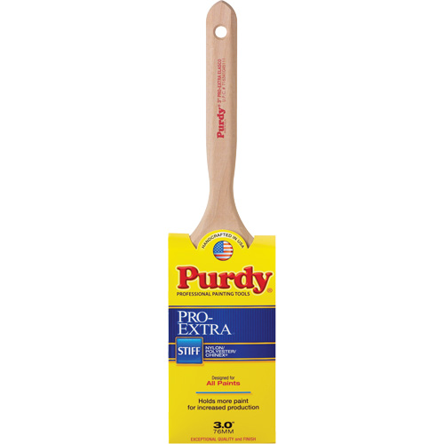 Pinceau Pro-Extra Elasco, Mat&eacute;riau m&eacute;lang&eacute;, Manche Bois, Largeur de 3" Distribution Industrielle GC