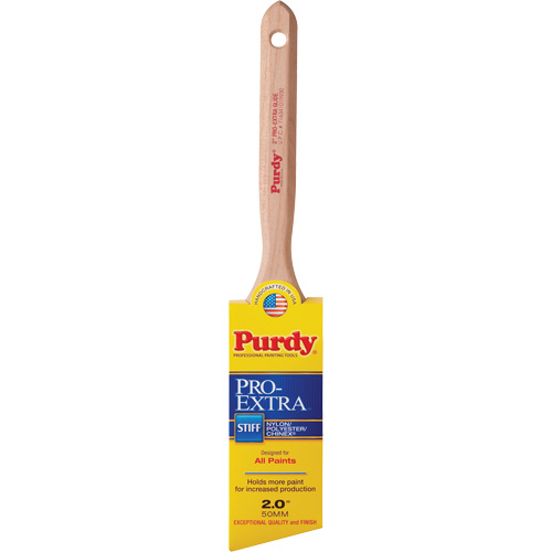 Pinceau Pro-Extra Glide, Mat&eacute;riau m&eacute;lang&eacute;, Manche Bois, Largeur de 2" Distribution Industrielle GC