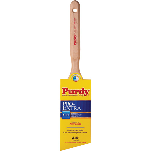 Pinceau Pro-Extra Glide, Mat&eacute;riau m&eacute;lang&eacute;, Manche Bois, Largeur de 2-1/2" Distribution Industrielle GC