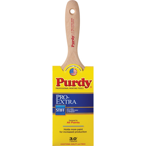 Pinceau Pro-Extra Swan, Mat&eacute;riau m&eacute;lang&eacute;, Manche Bois, Largeur de 3" Distribution Industrielle GC