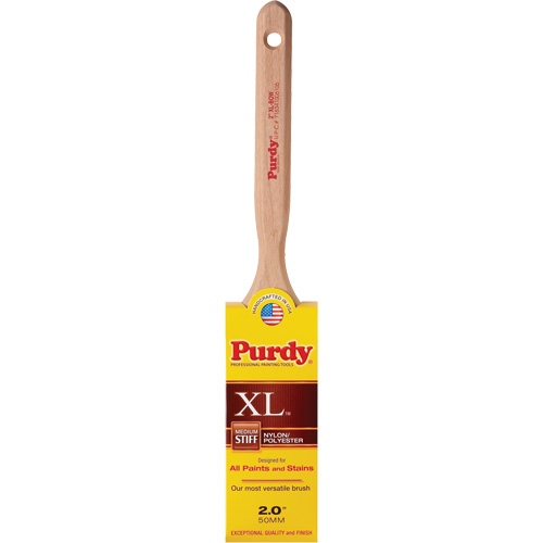 Pinceau XL Bow, Poly/nylon, Manche Bois, Largeur de 2" Distribution Industrielle GC