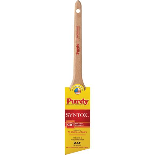 Pinceau &agrave; angle Syntox, Synth&eacute;tique, Manche Bois, Largeur de 2" Distribution Industrielle GC