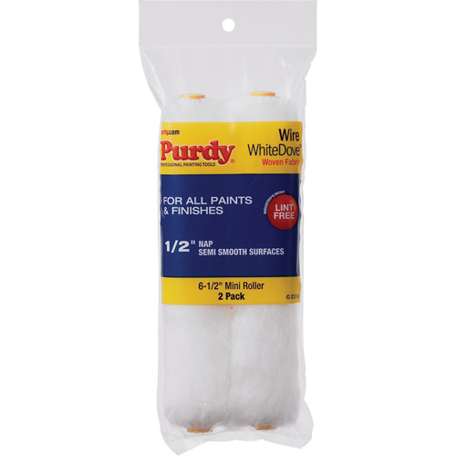 Mini rouleau en fil m&eacute;tallique Dove, Nap 12,7 mm (1/2"), 165 mm (6-1/2") l Distribution Industrielle GC