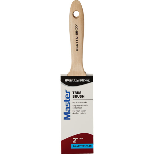 Pinceau pour garnitures Master, Poly/nylon, Manche Bois, Largeur de 2" Distribution Industrielle GC