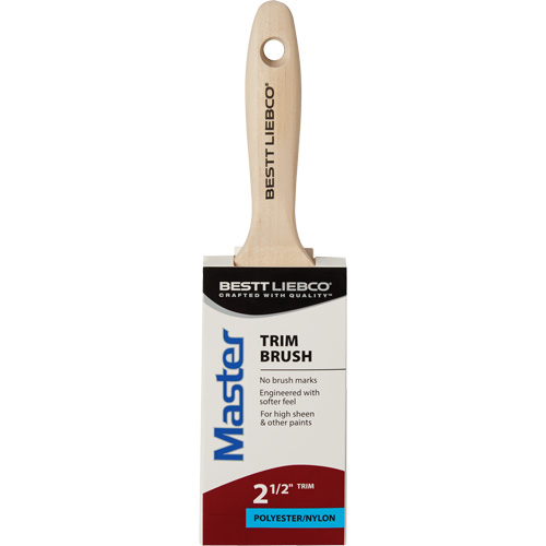 Pinceau pour garnitures Master, Poly/nylon, Manche Bois, Largeur de 2-1/2" Distribution Industrielle GC