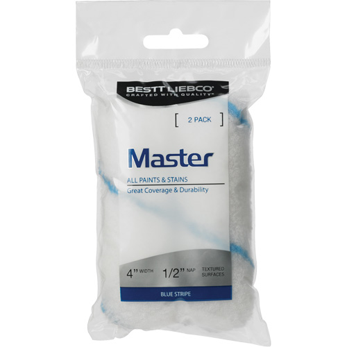 Mini couvre-rouleau &agrave; bande bleue Master, Nap 13 mm (1/2"), 101,6 mm (4") l Distribution Industrielle GC