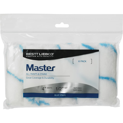 Mini couvre-rouleau &agrave; bande bleue Master, Nap 13 mm (1/2"), 101,6 mm (4") l Distribution Industrielle GC