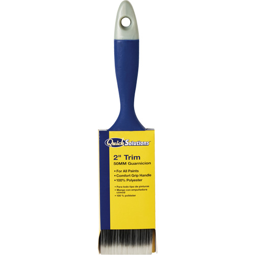 Quick Solutions Trim Brush, Polyester, Plastic Handle, 2" Width Distribution Industrielle GC