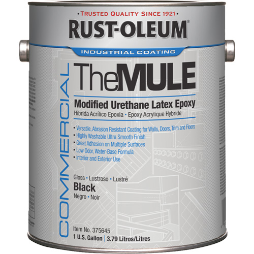 Modified Urethane Latex Epoxy, Black, Gallon Distribution Industrielle GC
