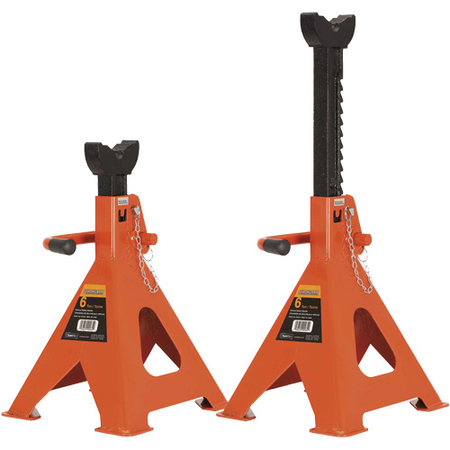 856A B&eacute;quilles de cric, Poign&eacute;e/rochet verrouillable, Capacit&eacute; de 6 tonne(s), 15-1/2" - 24" h Distribution Industrielle GC
