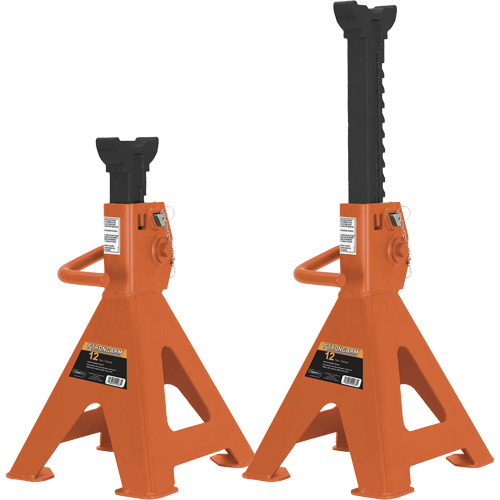 872B B&eacute;quilles de cric, Poign&eacute;e/rochet verrouillable, Capacit&eacute; de 12 tonne(s), 19-1/4" - 28-1/3" h Distribution Industrielle GC